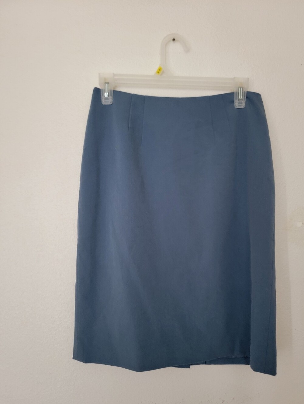 Vintage 90s Caslon Nordstrom Slate Blue Pencil Skirt Lined